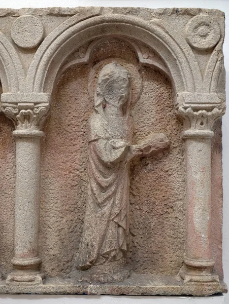 Friars Küçük Dobruca Manastırda Yüzyılın Ilk Yarısında Gelen Polyptich Parçası — Stok fotoğraf