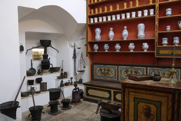 Terza Farmacia Più Antica Del Mondo Nel Monastero Francescano Dubrovnik — Foto Stock
