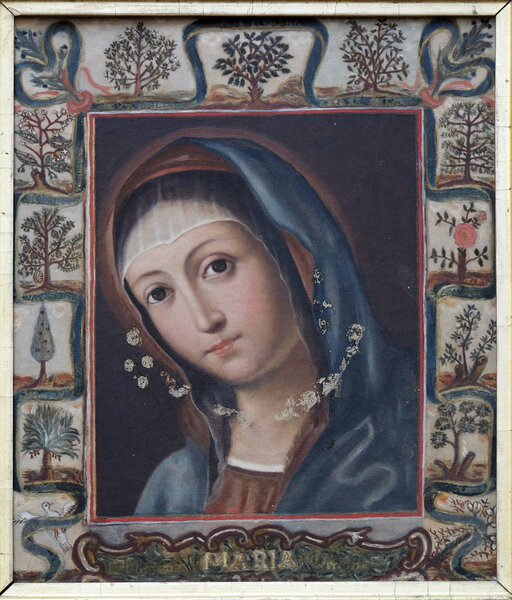 Our Lady of Dubrovnik by the Mato Celestin Medovic in the convent of the Friars Minor in Dubrovnik..