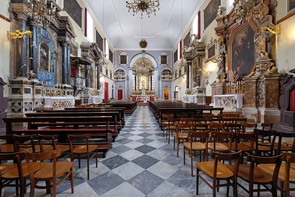 Iglesia Franciscana Los Frailes Menores Dubrovnik Croacia — Foto de Stock