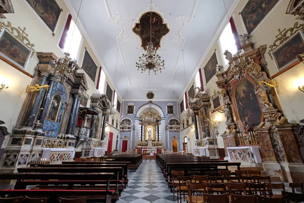Kościół Franciszkański Braci Mniejszych Dubrownik Chorwacja — Zdjęcie stockowe
