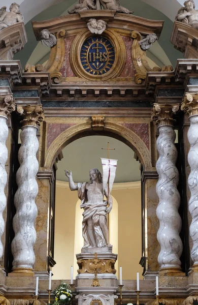 Cristo Resucitado Altar Iglesia Franciscana Los Frailes Menores Dubrovnik Croacia — Foto de Stock