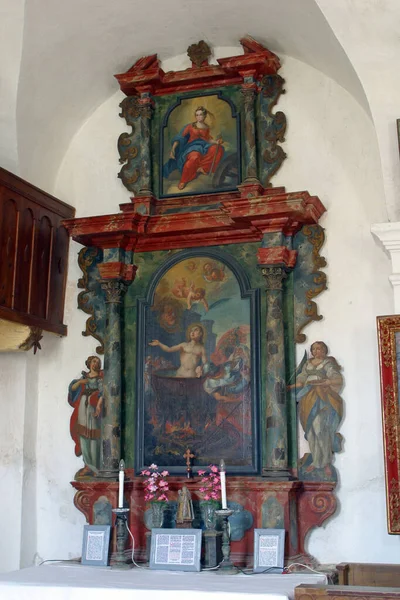 Der Altar Des Heiligen Veits Der Kapelle Des Heiligen Johannes — Stockfoto