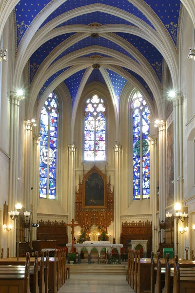 Hırvatistan Başkenti Zagreb Deki Assisi Aziz Francis Kilisesi — Stok fotoğraf