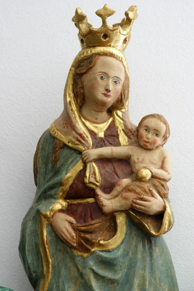 Vår Frue Kharitene Statue Kirken Til Antonius Padova Maria Martyrenes – stockfoto