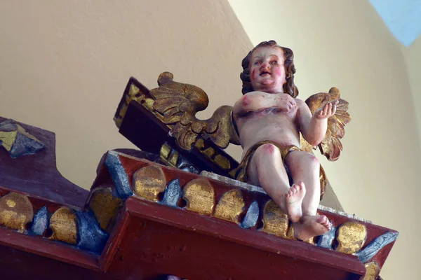 Angel Statue Saint Andrew Church Laz Croatia — Stock Photo, Image