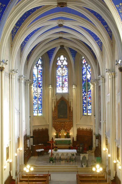 Hırvatistan Başkenti Zagreb Deki Assisi Aziz Francis Kilisesi — Stok fotoğraf