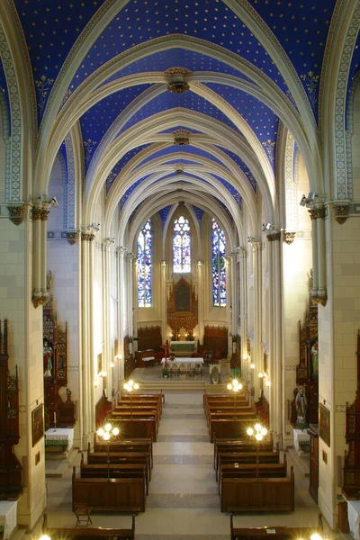 Igreja Franciscana São Francisco Assis Zagreb Croácia — Fotografia de Stock