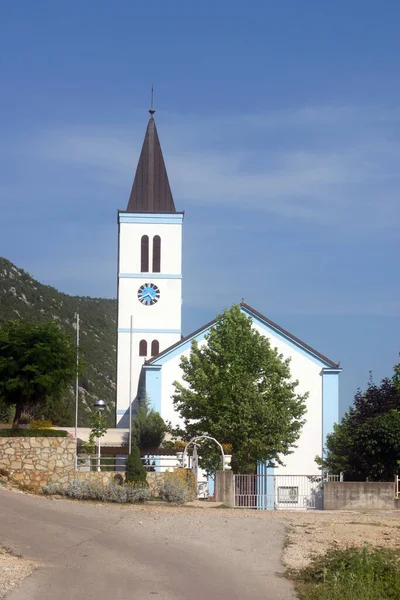 Iglesia Del Sagrado Corazón Jesús Studenci Bosnia Herzegovina —  Fotos de Stock