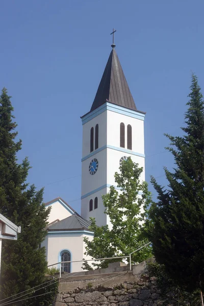Церква Святого Серця Ісуса Штуденці Боснія Герцеговина — стокове фото