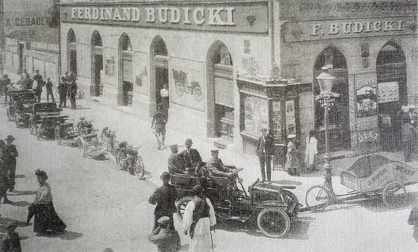 Tarjeta Postal Vintage Emitida Principios Del Siglo Con Imagen Zagreb —  Fotos de Stock
