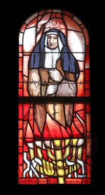Aziz Edith Stein, Almanya 'nın Hohenberg kentindeki St. James kilisesinde Sieger Koder tarafından hazırlanan vitraylı pencere.