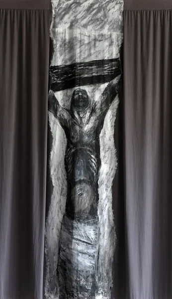 Постельное Белье Sieger Koder Церкви Иосифа Бад Урахе Германия — стоковое фото