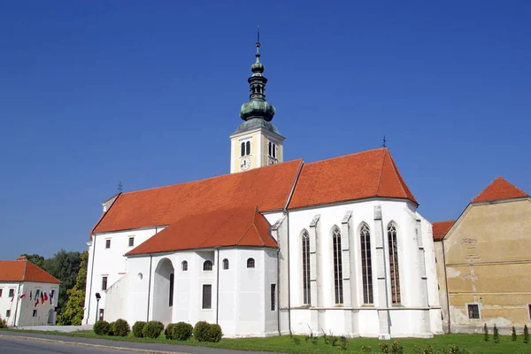 Kerk Van Onbevlekte Ontvangenis Van Maagd Maria Lepoglava Kroatië — Stockfoto