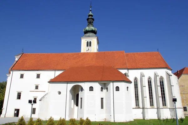 Kerk Van Onbevlekte Ontvangenis Van Maagd Maria Lepoglava Kroatië — Stockfoto