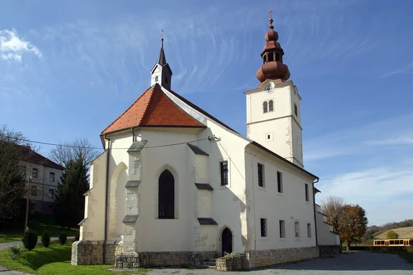 Kirke Antagelsen Jomfru Maria Tuhelj Kroatien - Stock-foto