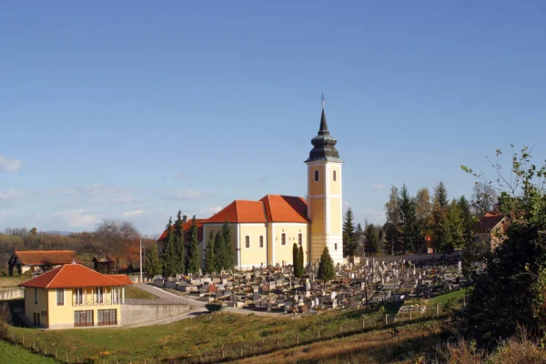 Kościół Nawiedzenia Panny Marii Marija Gorica Chorwacja — Zdjęcie stockowe