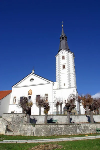 Kerk Van Aankondiging Van Maagd Maria Klanjec Kroatië — Stockfoto