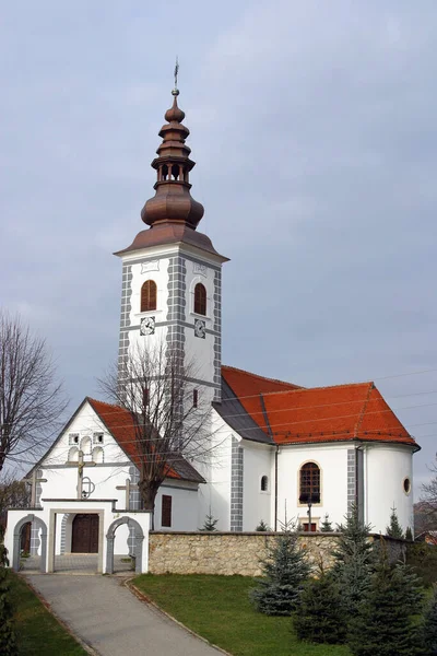 Kirche Mariä Heimsuchung Donja Visnjica Kroatien — Stockfoto