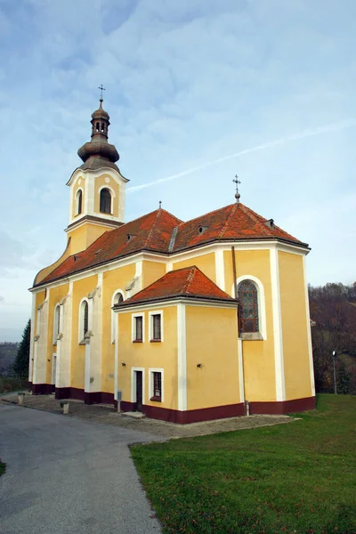 Peterskyrkan Och Paulus Kyrka Cvetlin Kroatien — Stockfoto