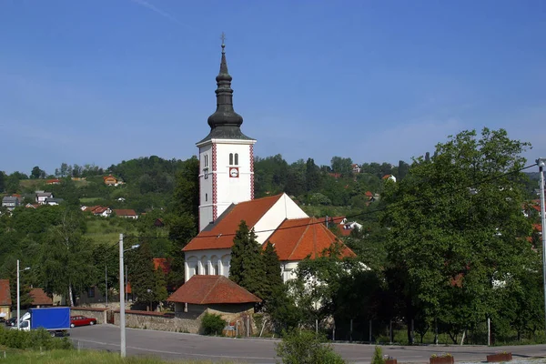 Pfarrkirche Barbara Vrapce Zagreb Kroatien — Stockfoto