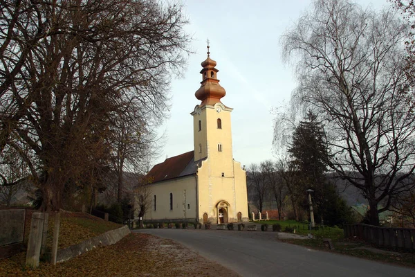 Kyrkan Antagandet Jungfru Maria Bednja Kroatien — Stockfoto