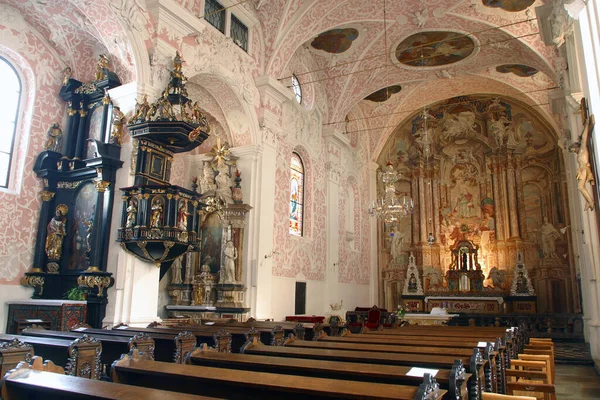 Kerk Van Sint Catharina Van Alexandrië Zagreb Kroatië — Stockfoto