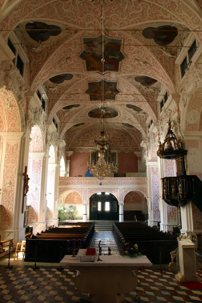 Church Saint Catherine Alexandria Zagreb Croatia — Stock Photo, Image