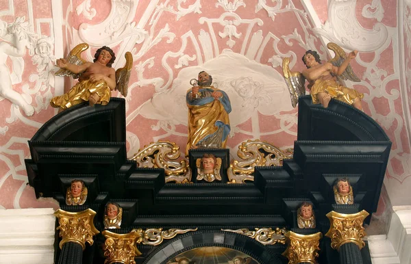 San Pietro Apostolo Altare San Dionigi Nella Chiesa Santa Caterina — Foto Stock