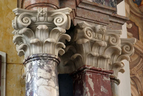 Säule Auf Dem Altar Des Heiligen Ignatius Von Loyola Der — Stockfoto