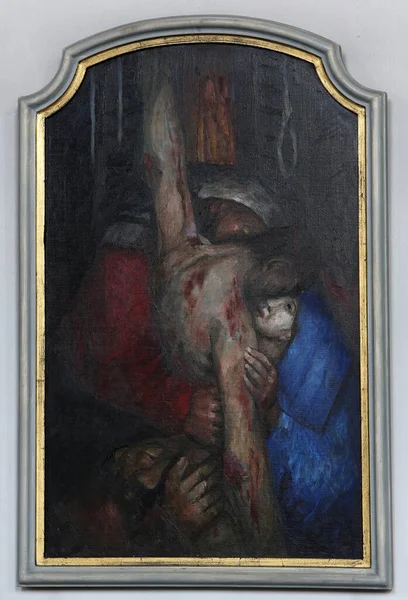 Droga Krzyżowa Siegera Kodera Kościele Matki Bożej Bolesnej Rosenbergu Niemcy — Zdjęcie stockowe