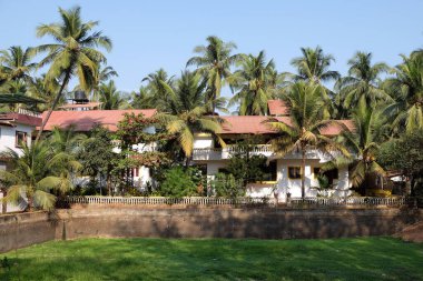 Candolim, Kuzey Goa, Hindistan 'daki misafir evi.