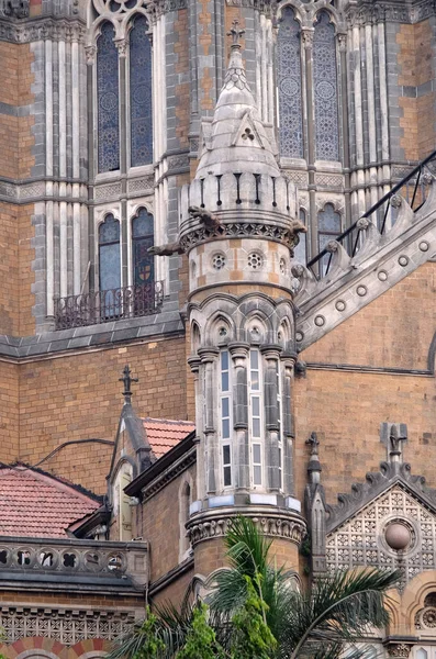 Victoria Station Chatrapati Shivaji Terminál Mumbai India — Stock Fotó