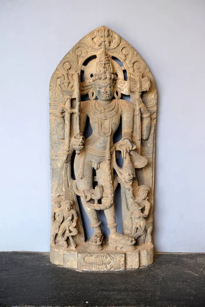 Statua Bhairava Del Xii Secolo Esposta Prince Wales Museum Ora — Foto Stock