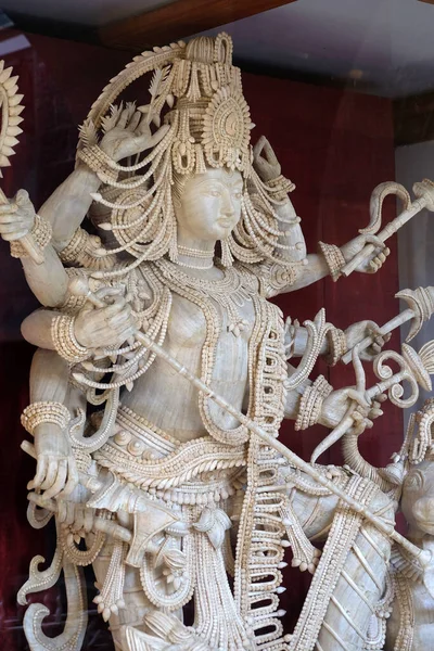 Estátua Deusa Durga Exposta Museu Príncipe Gales Agora Conhecido Como — Fotografia de Stock