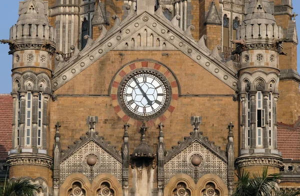 Victoria Station Chatrapati Shivaji Terminál Mumbai India — Stock Fotó