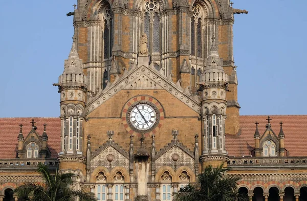 Estación Victoria Terminal Chatrapati Shivaji Mumbai India — Foto de Stock