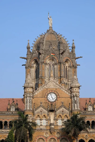 Victoria Station Terminal Chatrapati Shivaji Mumbai India — Foto Stock