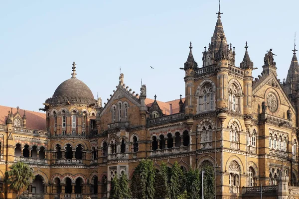 Victoria Station Terminal Chatrapati Shivaji Mumbai India — Foto Stock