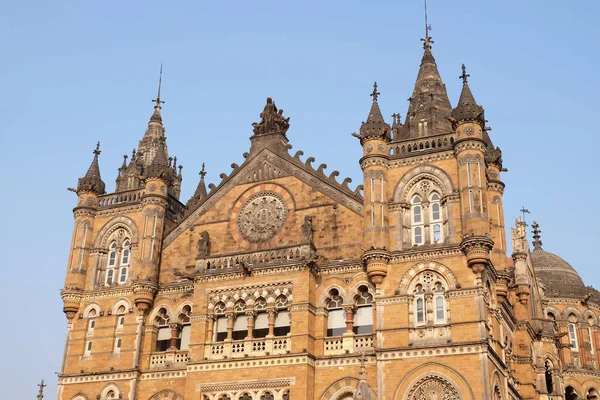 Estación Victoria Terminal Chatrapati Shivaji Mumbai India —  Fotos de Stock