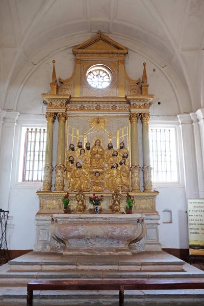 Descent Holy Spirit Pentecost Altar Cathedral Dedicated Catherine Alexandria Old — Stock Photo, Image