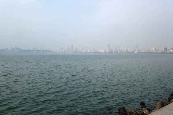 뭄바이 Marine Drive Skyline — 스톡 사진