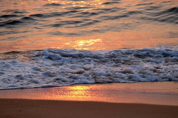 Wave Rolling Sands Candolim Beach North Goa India — Stock Photo, Image