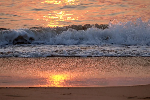 Wave Rolling Sands Candolim Beach North Goa India — Stock Photo, Image