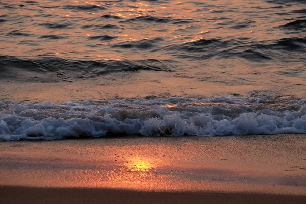 Wave Rolling Sands Candolim Beach North Goa India — Stock Photo, Image