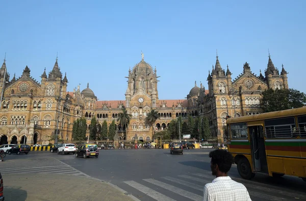 インドのムンバイにあるビクトリア駅 Chatrapati Shivaji — ストック写真