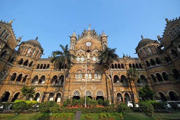 Victoria Station Terminal Chatrapati Shivaji Mumbai India — Foto Stock