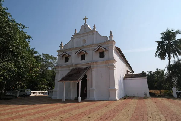 Katolická Církev Svatého Blaise Gandaulimu Goa Indie — Stock fotografie