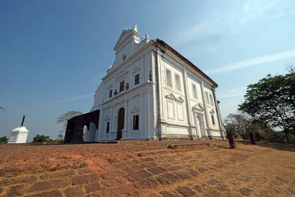 Kaplica Matki Bożej Górskiej Stary Goa Indie — Zdjęcie stockowe