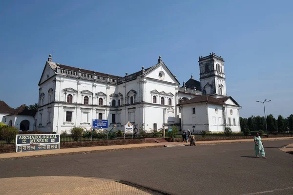 Cathedral Est Une Cathédrale Dédiée Catherine Alexandrie Goa Goa Inde — Photo